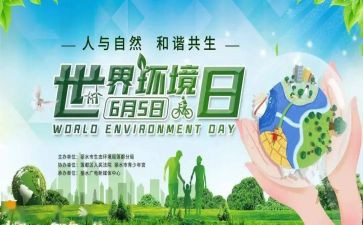 65环境日宣传活动方案最新5篇