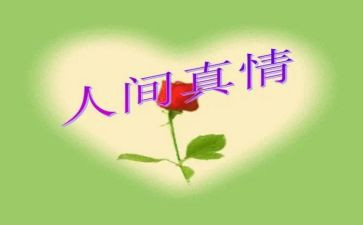 真情的作文最新7篇
