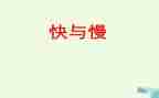 快与慢演讲稿600字模板7篇