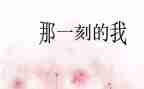 那一刻我作文五百字5篇