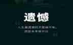 以遗憾为题的作文8篇
